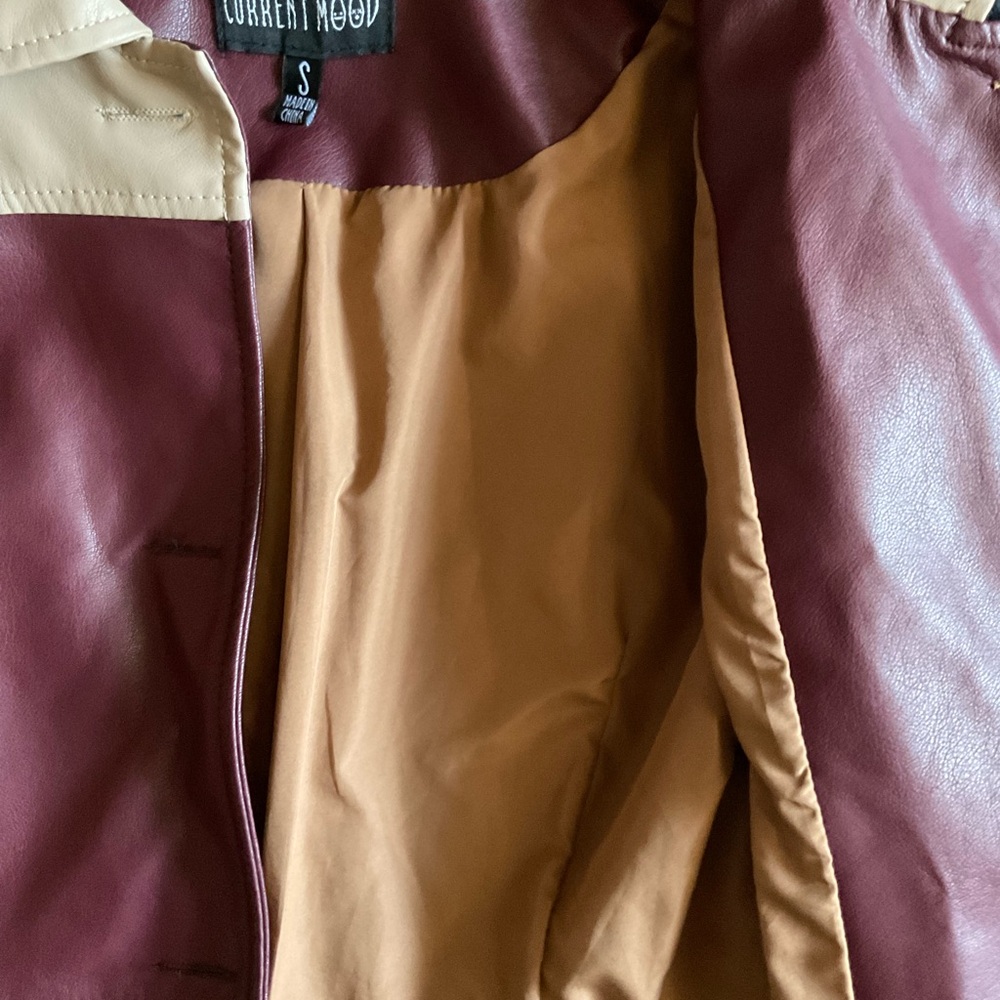 Patchwork Leather Jacket - Picture 5 of 6